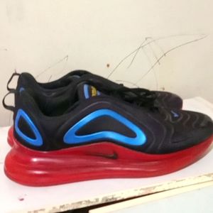 Blue black and red airmax 720